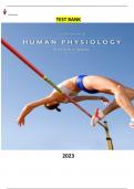 Human Physiology From Cells to Systems 9th Edition by Lauralee Sherwood - Complete, Elaborated and Latest Test Bank. ALL Chapters (1-20) Included and Updated for 2023
