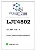 LJU4802 EXAM PACK 2023