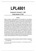 LPL4801 Assignment 1 Semester 2 2023