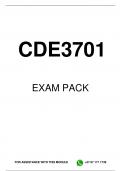 CDE2601 EXAM PACK 2023