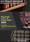 Exam Answers Pack PVL2601 Updated: Includes F1 Concession Exam 2023:  Covers almost every question ever asked! Answers reliable and  guaranteed DISTINCTION!