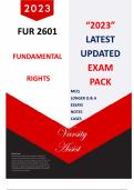  FUR2601 "2023" This is the latest updated Exam Pack for 2023 - Memos/Mcq/Notes/Asssignments/ Cases
