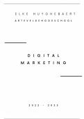 Complete samenvatting Digital Marketing, Tweede jaar bachelor bedrijfsmanagement - afstudeerrichting marketing, Arteveldehogeschool