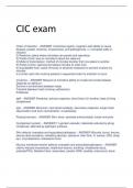 Exam (elaborations) CIC - Certified Professional in Infection Control 