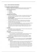 Extensive summary for Service Marketing for  the chapters 1,4,5,6,7