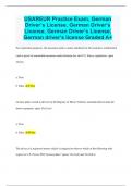 USAREUR Practice Exam, German Driver’s License, German Driver’s License, German Driver’s License, German driver’s license Graded A+