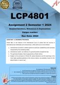 LCP4801 Assignment 2 (COMPLETE ANSWERS) Semester 1 2024 - DUE April 2024