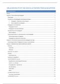 Samenvatting -  Inleiding Tot De Pedagogische Wetenschappen - Module 1 tot 4, 2022-2023 