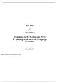 Engaging in the Language Arts Exploring the Power of Language 2e Donna Ogle, James  Beers (Test Bank)
