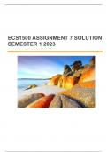 ECS1500 ASSIGNMENT 1 SOLUTION semester 1 2024