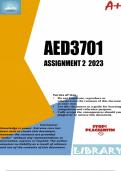 AED3701 Assignment 2 2023 (700104) 