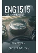 ENG1515 ASSIGNMENT ANSWERS ( DUE 5 JUNE 2023) 
