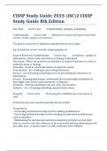 CISSP Study Guide 2023 (ISC)2 CISSP Study Guide 8th Edition
