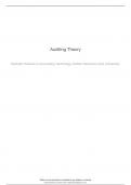 Auditing Theory chapter 4 audits of receivable