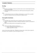 AQA A Level Chemistry - Unit 3.3.10: Aromatic Chemistry - Full Notes