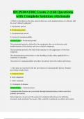 RN PEDIATRIC Exam 2 (160 Questions with Complete Solution +Rationale