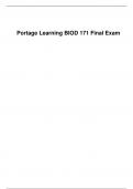 2022 Portage Learning BIOD 171 Essential Microbiology Final Exams, Module 1-6 Exams & Lab Exams 1-9 Bundle