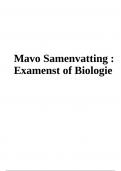 Samenvatting : Examenst of Biologie