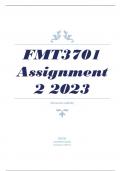 FMT3701 Assignment 2 2023