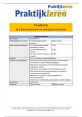 Complete proeftoets, antwoordenblad en antwoorden KE1 Elementaire Bedrijfsadministratie (KE1) 