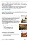 Edexcel GCSE History - The American West revision notes