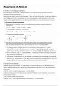 AQA Alevel Chemistry Reactions of Amines Notes