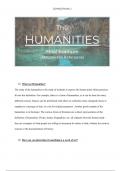 Humanities Final Example Sheet (McGrawHill Textbook Covered)