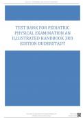Test Bank For Pediatric Physical Examination An Illustrated Handbook 3rd Edition Duderstadt,2023