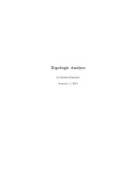 Topologie et Analyse L3