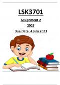 LSK3701 ASSIGNMENT 2 2023