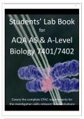 Students’ Lab Book for AQA AS & A-Level Biology 7401/7402     Covers the complete CPAC requirements for the investigation skills relevant to examinations