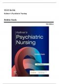 Test Bank - Keltners Psychiatric Nursing, 9th Edition (Steele, 2023), Chapter 1-36 | All Chapters