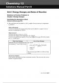 McGraw-Hill Grade 12 Chemistry - Thermodynamics step by step answers
