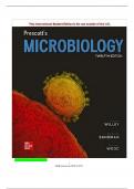 Test Bank For Prescotts Microbiology 12th Edition By Willey Chapter 1-43 |Complete Guide A+