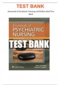 Essentials of Psychiatric Nursing 2nd Edition Boyd Test Bank ISBN: 9781975139810