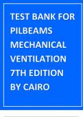 Test Bank for Pilbeams Mechanical Ventilation 7th Edition by Cairo 2023