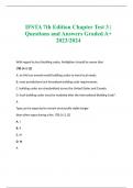 IFSTA 7th Edition Chapter Test 3 | Questions and Answers Graded A+ 2023