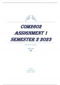 COM2602 Assignment 1 Semester 2 2023