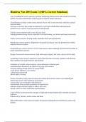 Hondros Nur 205 Exam 1 (100% Correct Solutions)