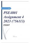 PSE4801 Assignment 4 2023 (756113)