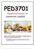 PED3701 ASS 6 2023 Answers