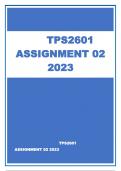 TPS2601 ASSIGNMENT 2 2023