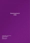 Moduleopdracht NCOI HRM 2022 - Cijfer 7 incl. beoordeling!