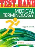 TEST BANK for Quick & Easy Medical Terminology 9th Edition by Leonard Peggy ISBN 9780323552479. (Chapters 1-15).