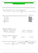 CHEM 1128 ACS Final Exam Practice 2 LATEST WITH 100% CORRECT  ANSWERS GRADED A+ 2023