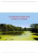 Eutrophication and climate chamge