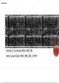 Infections and Other Conditions Occurring during Pregnancy