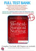 Test Bank For Lewis's Medical-Surgical Nursing 11th Edition By Mariann M. Harding; Jeffrey Kwong; Dottie Roberts; Debra Hagler; Courtney Reinisch ( 2020 - 2021 ) / 9780323551496 / Chapter 1-68 / Complete Questions and Answers A+