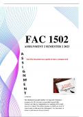 Fac1502 Assignment 2 Semester 2 2023   Recent questions