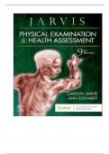 Test Bank for Physical Examination and Health Assessment 9th Edition by Carolyn Jarvis, Ann Eckhardt (All Chapters 1-31) Complete 2023 - 2024